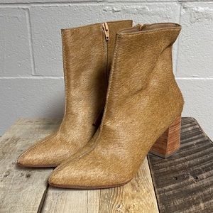 Huma Blanco calf hair booties Brand new size 38